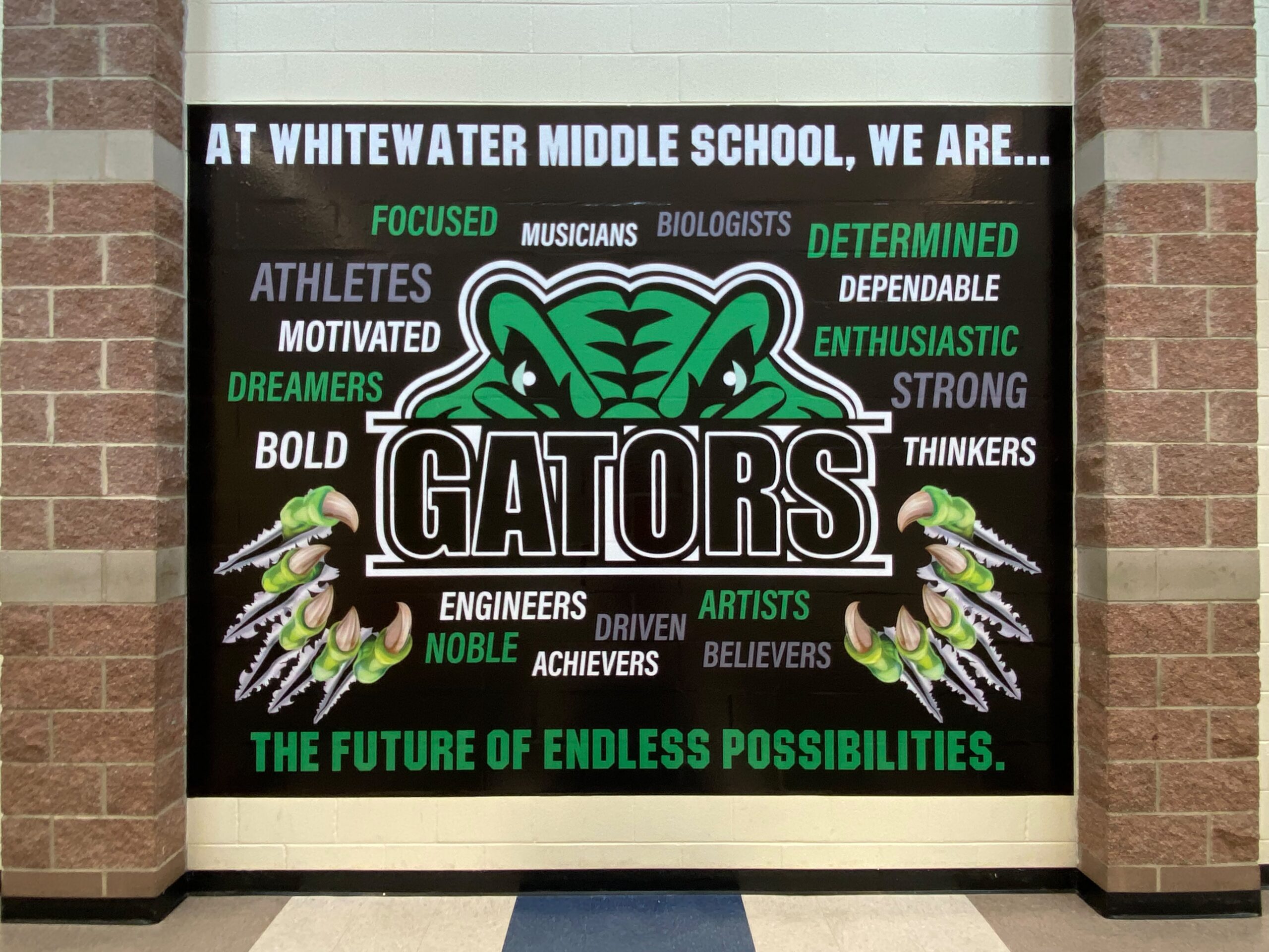 SmartSwans printed school banner and large format print project
