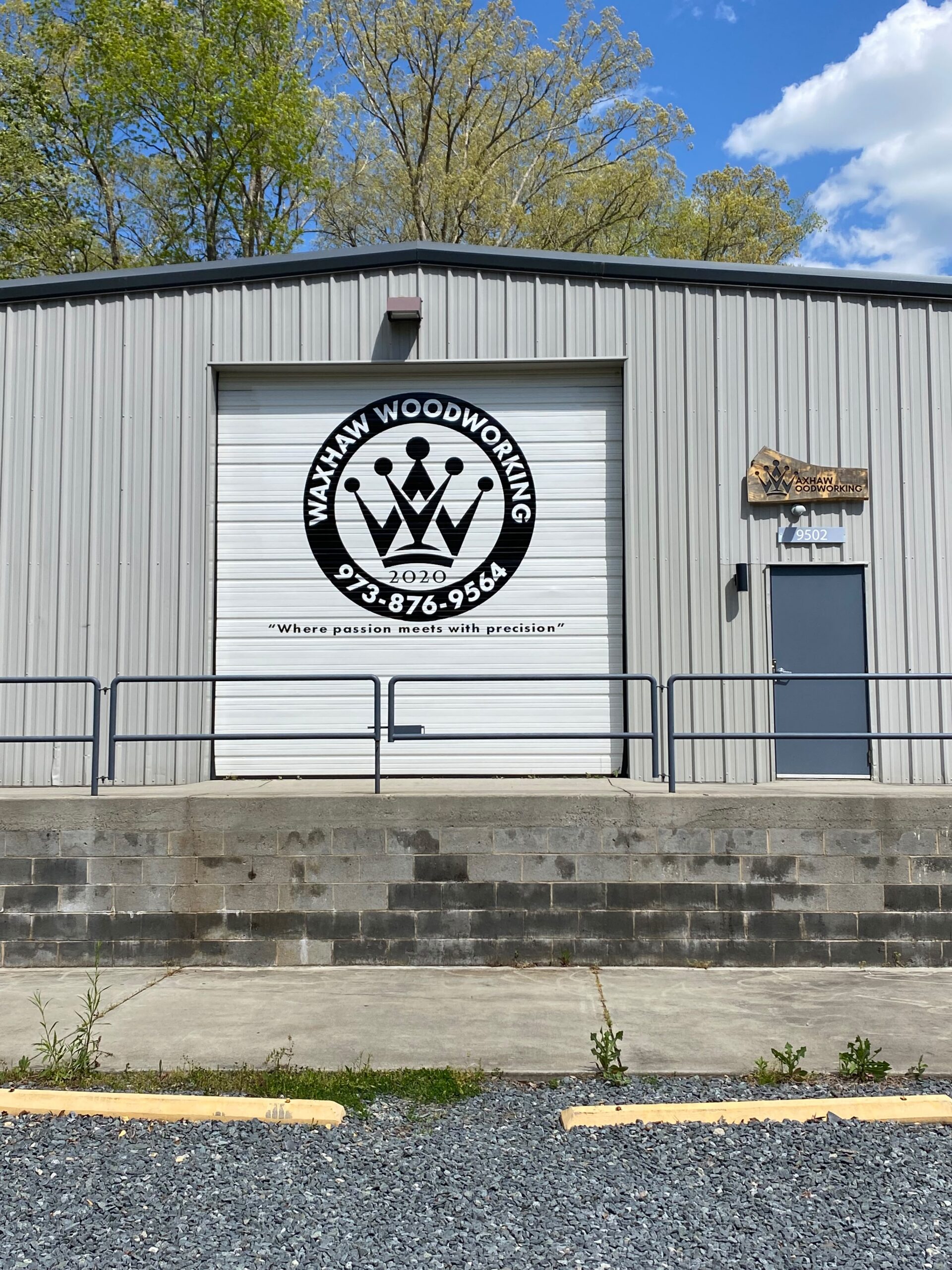 Exterior custom storefront sign