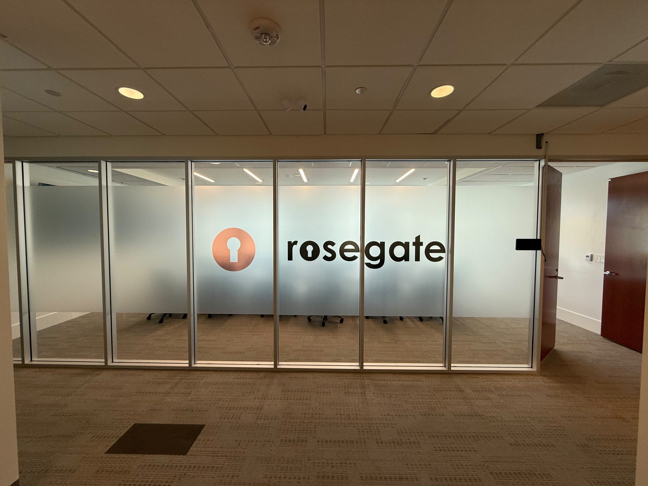 SmartSwans office glass graphics and branded glass project