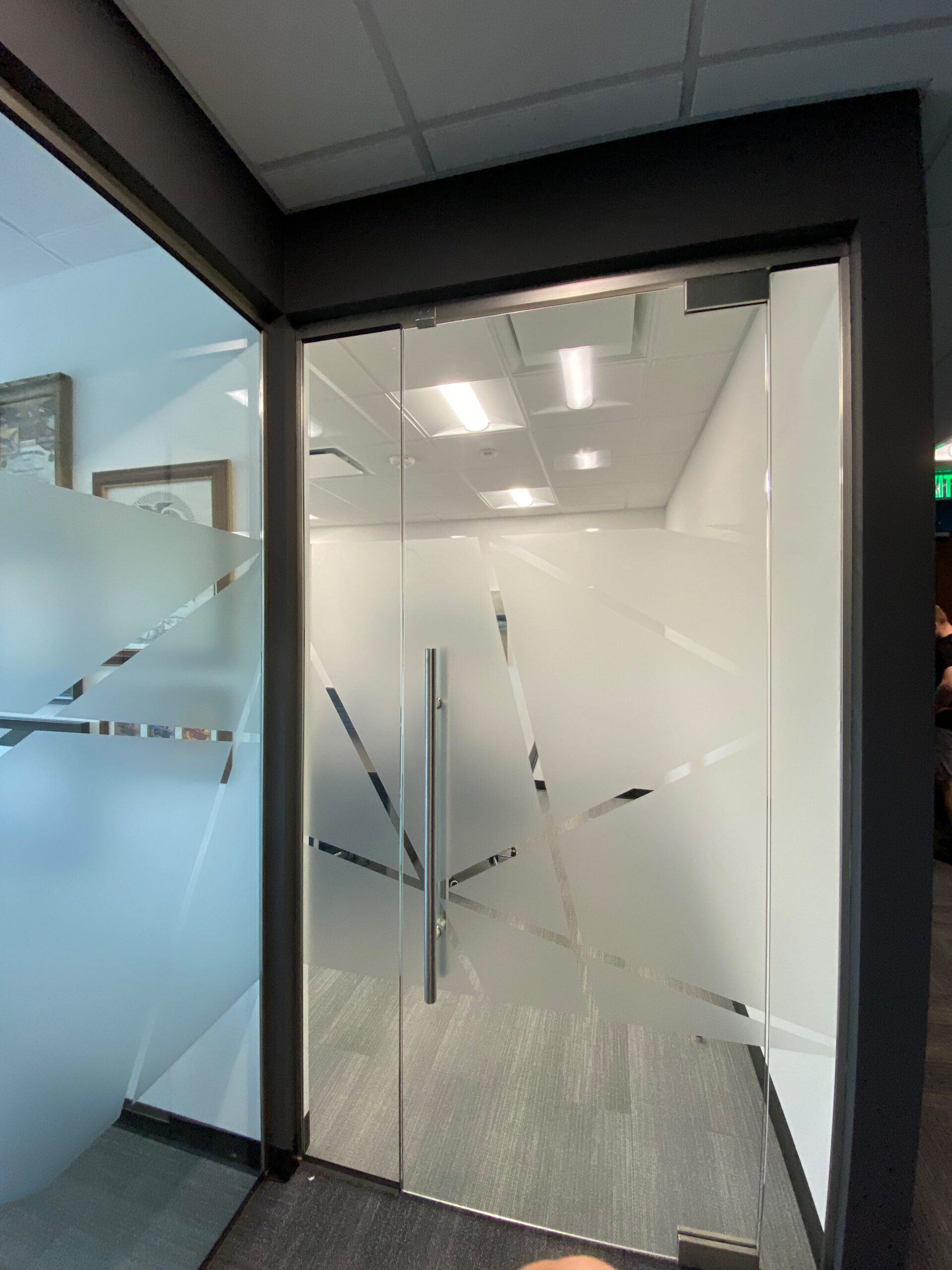 Office glass graphics